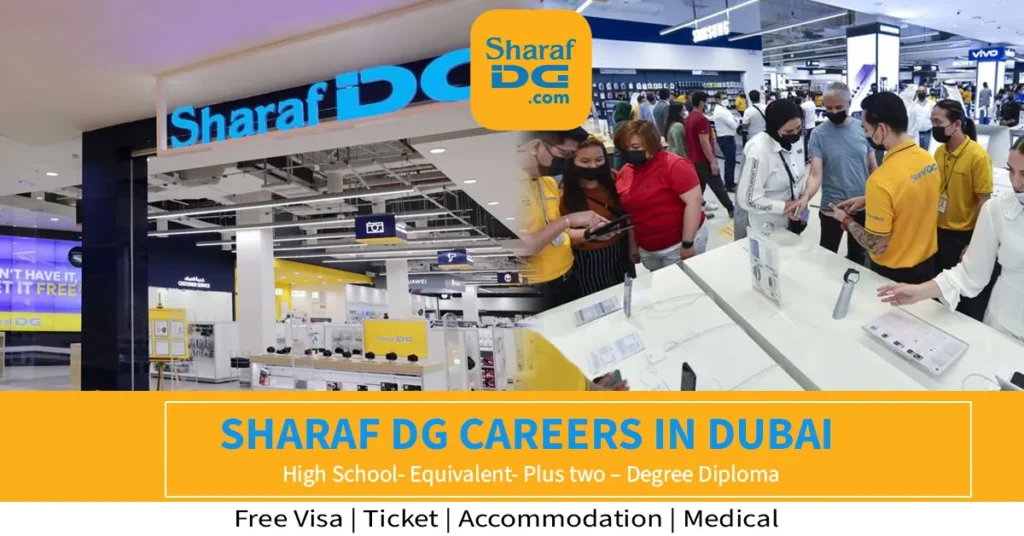 100+ Job Vacancies - Sharaf DG Careers UAE